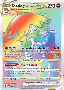 Decidueye de Hisui V-ASTRO (195/189)