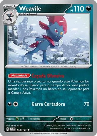 Weavile (134/193)
