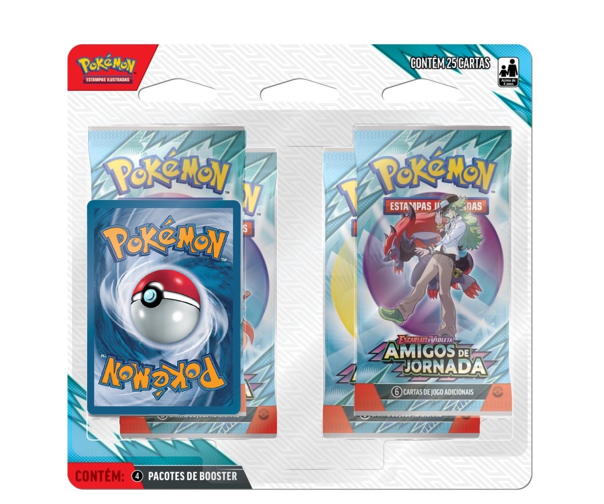 (PT-BR) Blister Quádruplo Escarlate e Violeta 9 - Amigos de Jornada - Scrafty