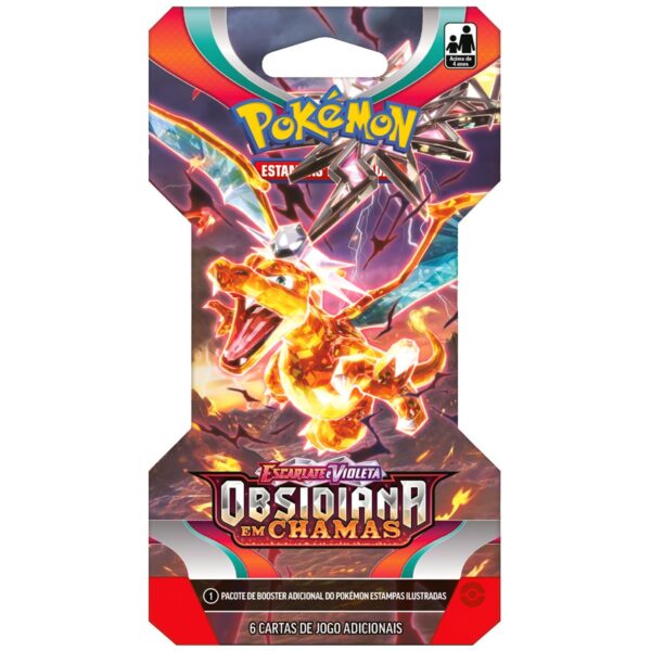 (PT-BR) Blister Unitário - Escarlate e Violeta 3 - Obsidiana em Chamas