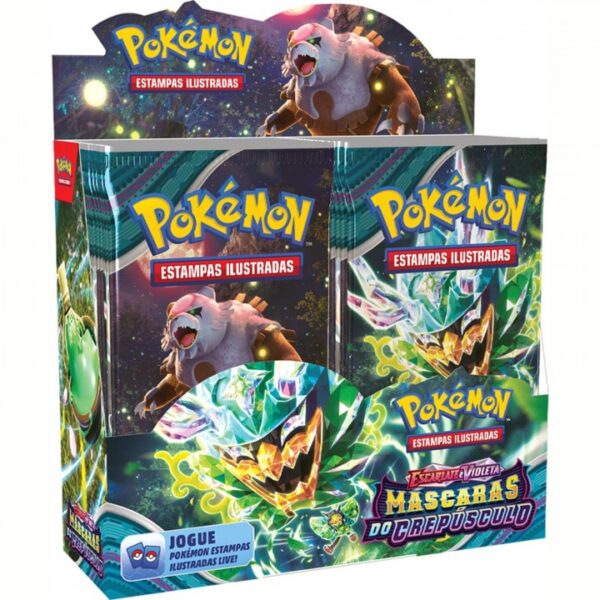 (PT-BR) Caixa de Booster - Escarlate e Violeta 6 - Máscaras do Crepúsculo